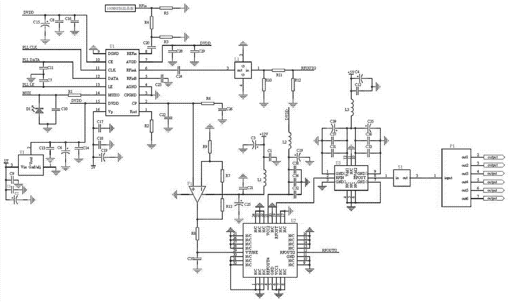 一種航天電子偵察五通道接收機中的K波段頻率綜合器的制作方法與工藝