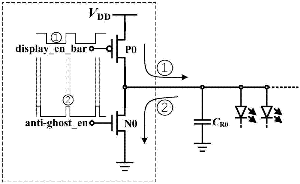 一種LED顯示屏消影控制電路和方法與流程