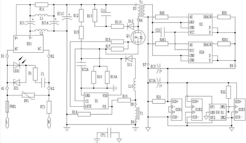 延長線插座的制作方法與工藝