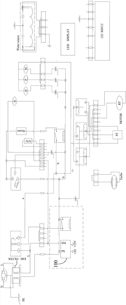 洗衣機(jī)及其過壓保護(hù)電路的制作方法與工藝