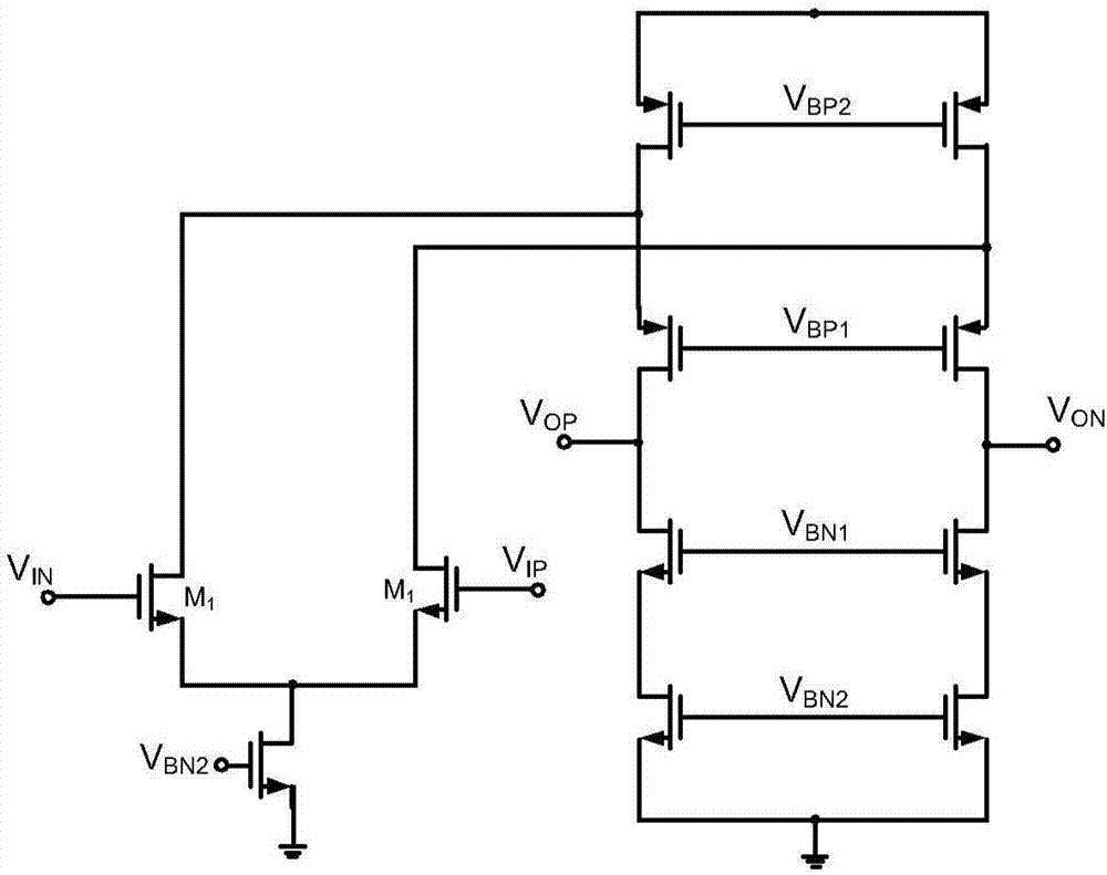 全差分放大器及應(yīng)用其的余量增益電路的制作方法與工藝