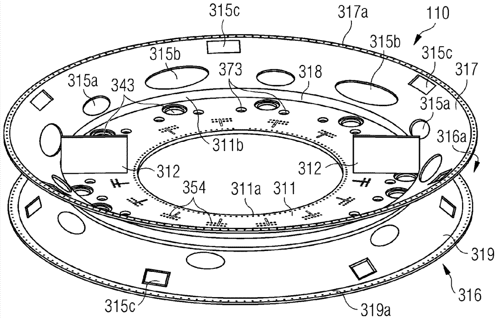 具有容納空間的用于發(fā)電機(jī)的定子組件的制作方法與工藝