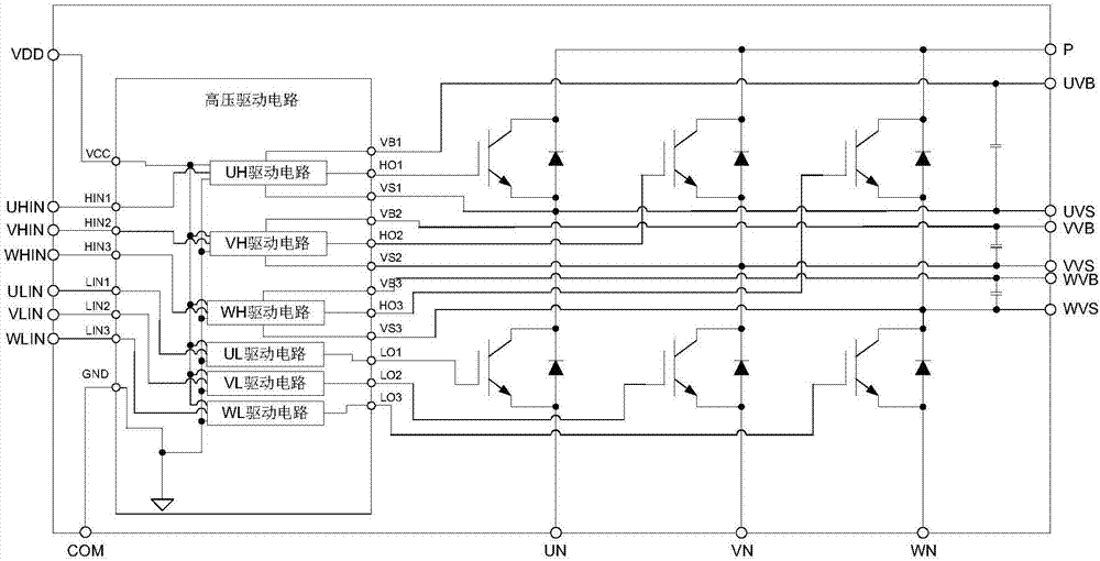 智能功率模块及其高压驱动电路的制作方法与工艺