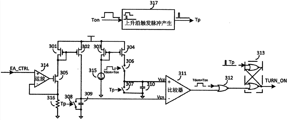 一種用于高功率因素LED驅(qū)動電源開關頻率限制電路的制作方法與工藝