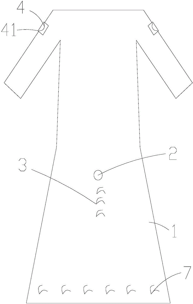 一种高抗菌连体病员服的制作方法与工艺