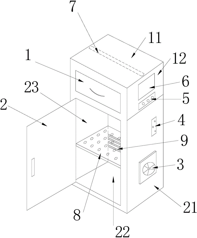 一種醫(yī)用床頭柜的制作方法與工藝