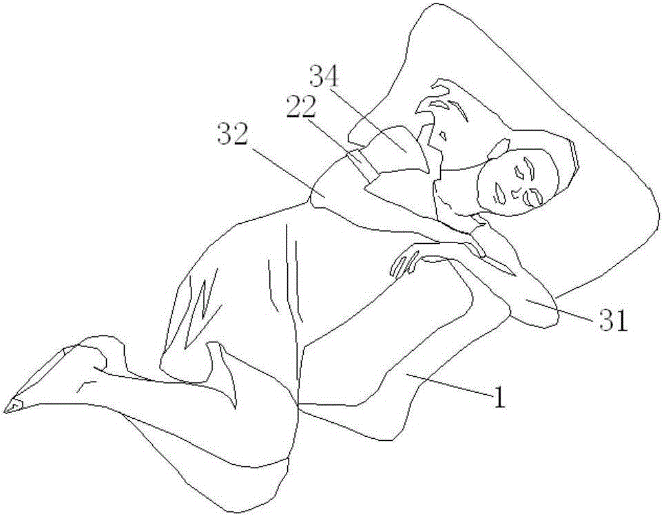 一种侧睡支撑垫的制作方法与工艺