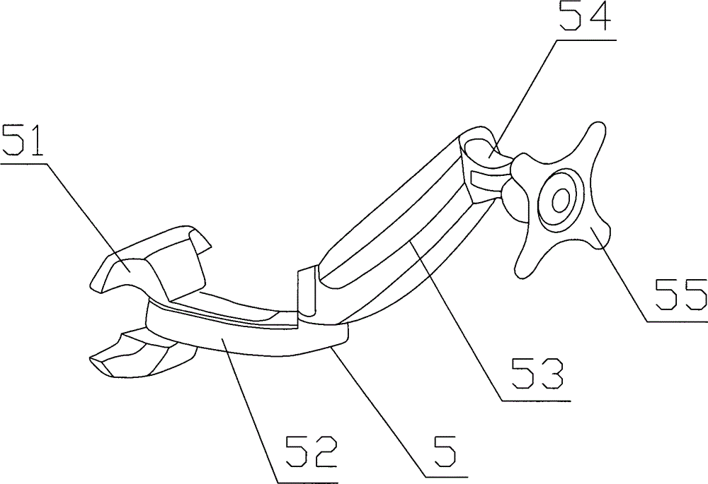 一種截石位內(nèi)窺鏡手術(shù)監(jiān)視器的專用支架的制作方法與工藝