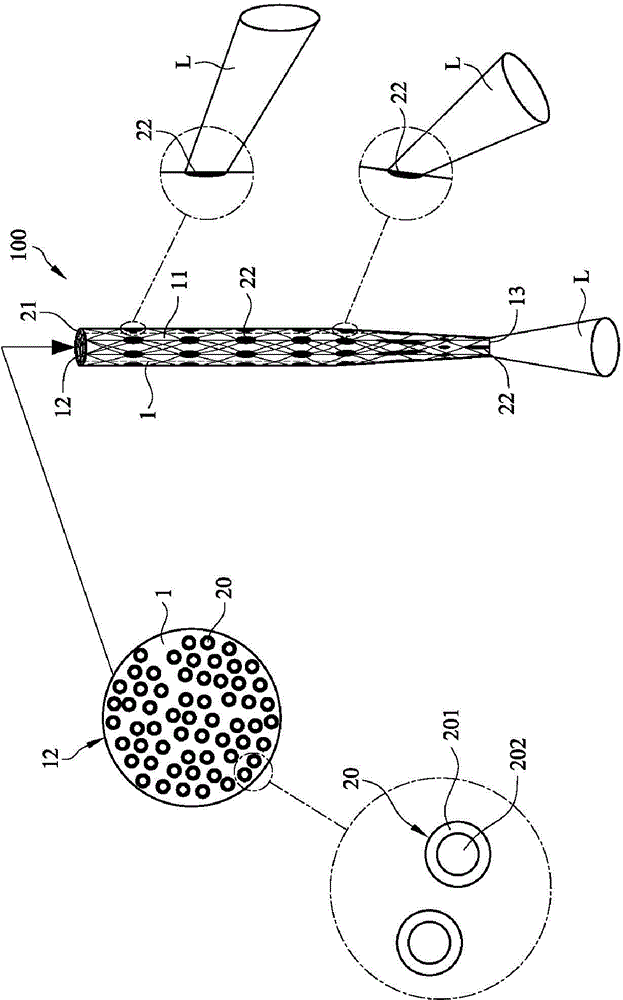 光学编织纤维牙根柱的制作方法与工艺