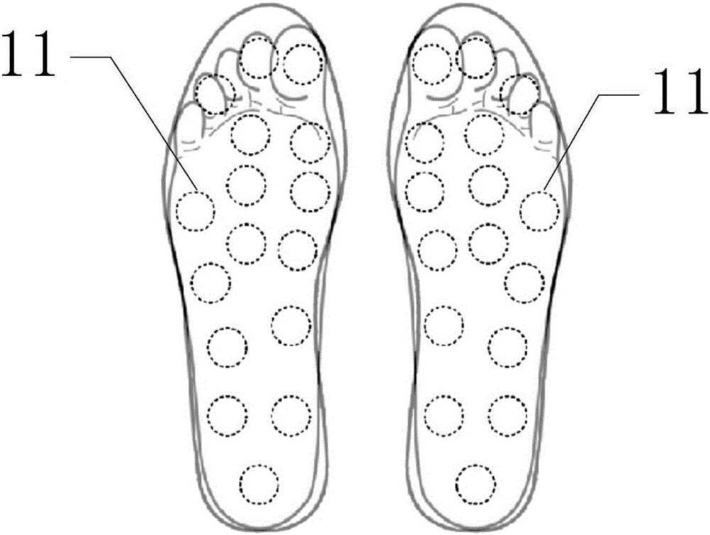 鞋垫式足底压力分布测量装置和系统的制作方法