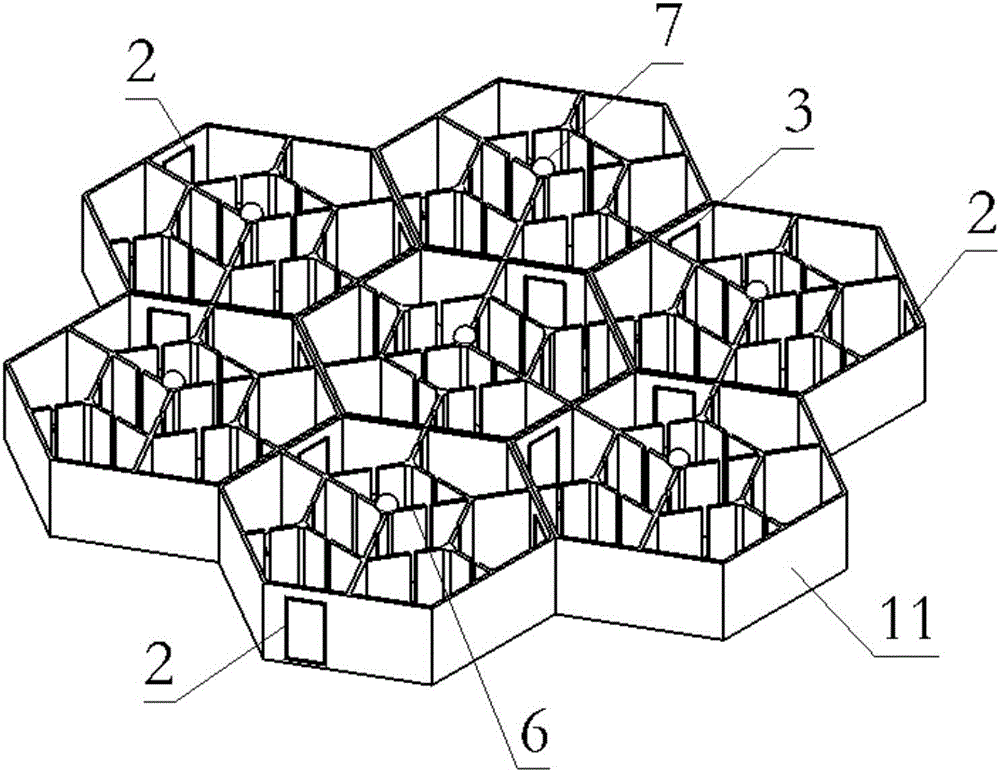 旋门透明蜂窝迷宫的制作方法与工艺