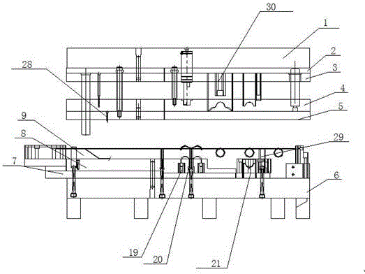 一种锥筒连续冲压模具的制作方法与工艺