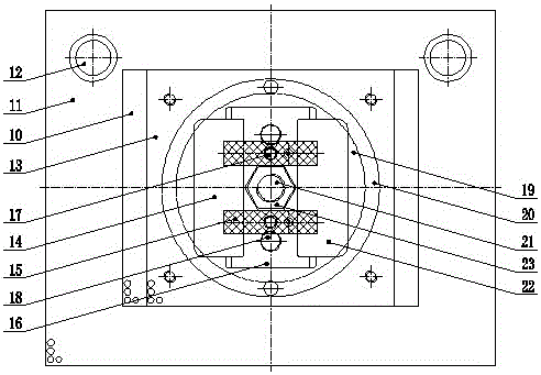 一種汽車驅動橋油管固定支架彎曲壓印的復合模具的制作方法與工藝