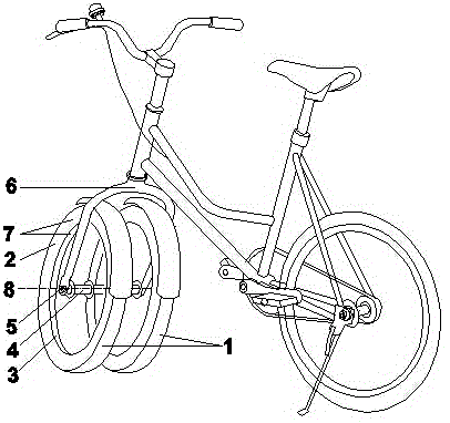 具有窄距并列双车轮的骑行车的制作方法与工艺