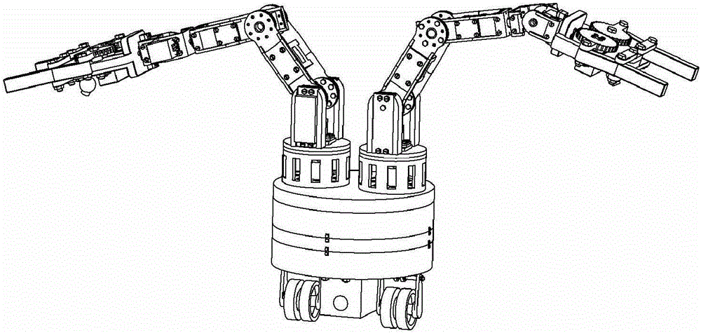 双臂装机搬运机器人的制作方法与工艺