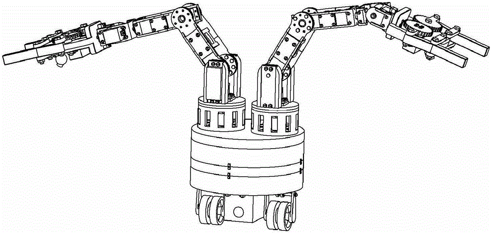 雙臂裝機搬運機器人的制作方法與工藝