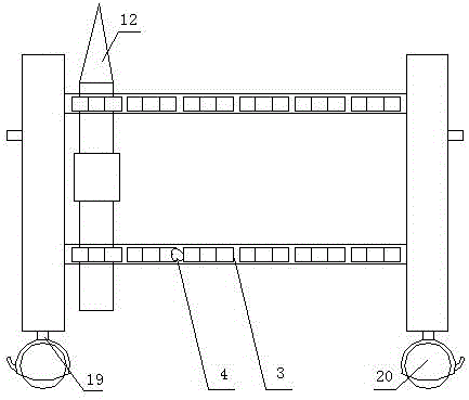 便于訓(xùn)練使用的標(biāo)槍擺放架的制作方法與工藝