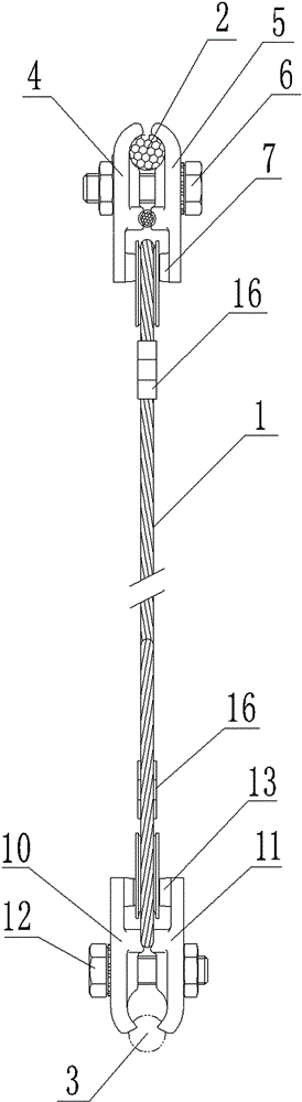 一种承力索与接触线的悬吊连接结构的制作方法与工艺