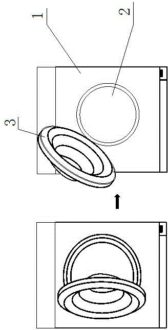 观察窗门可旋转的滚筒洗衣机的制作方法与工艺