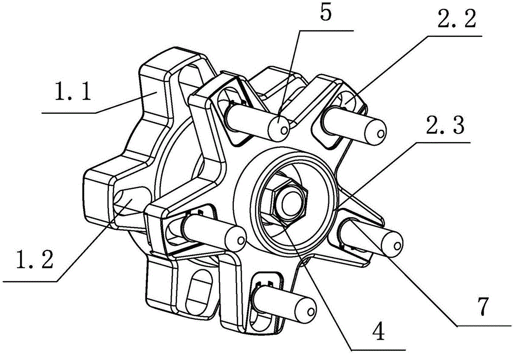 拖车用车轮辅助连接装置的制作方法