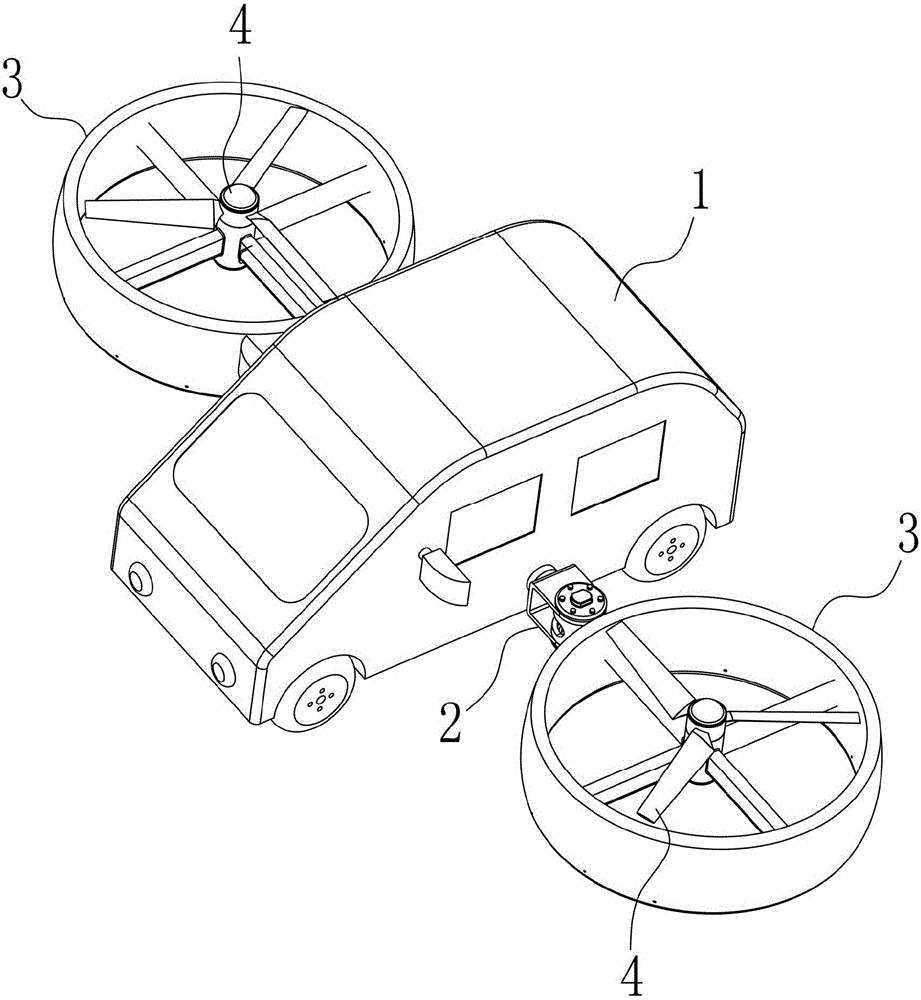 一种可垂直起降飞行汽车的制作方法与工艺