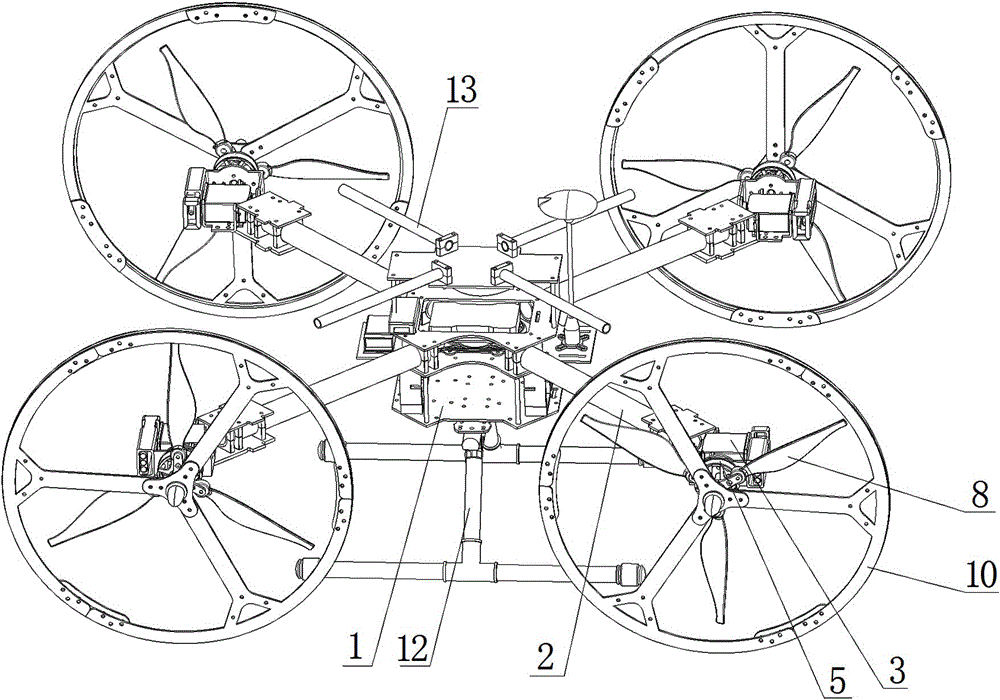 一種地空兩棲四旋翼無人機的制作方法與工藝