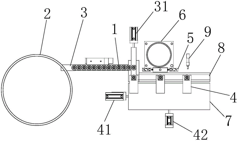 闭门器活塞墩压装置的制作方法