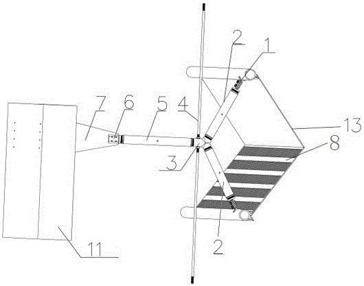 建筑幕墙遮阳系统杆件支撑装置的制作方法