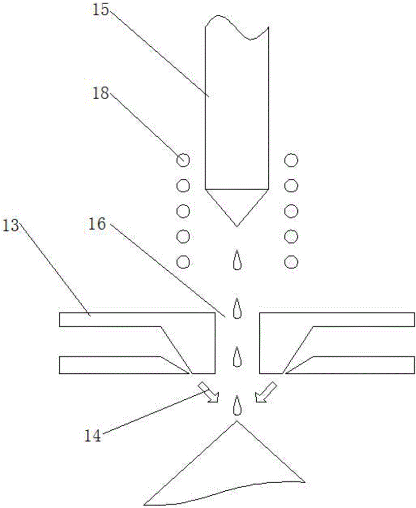 疏通开放式雾化器堵口的装置的制作方法