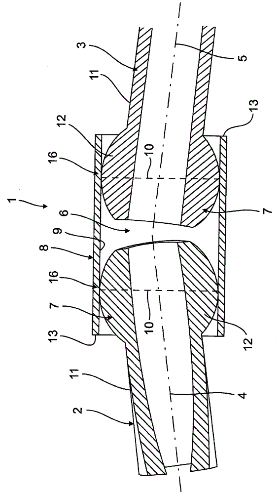 用于连接两个管端的管连接布置的制作方法与工艺