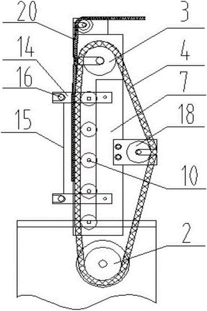 蓄电池PE隔板包封机用的真空吸送机构的制作方法与工艺