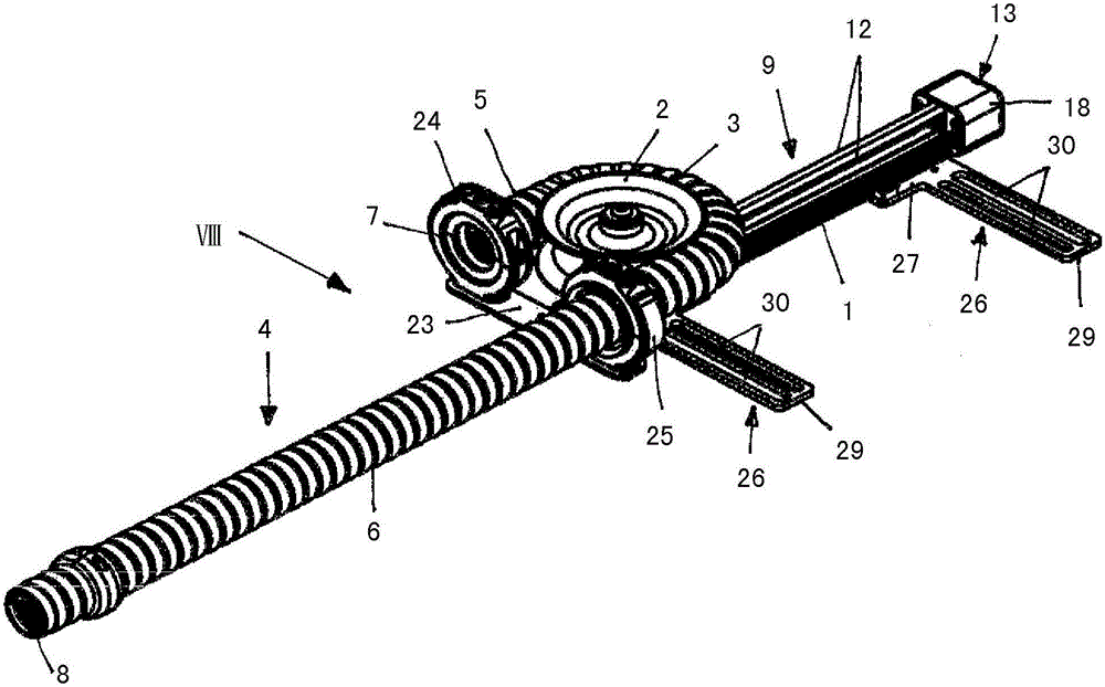 針對(duì)供應(yīng)管線的導(dǎo)向系統(tǒng)以及具有導(dǎo)向系統(tǒng)的機(jī)器人的制作方法與工藝