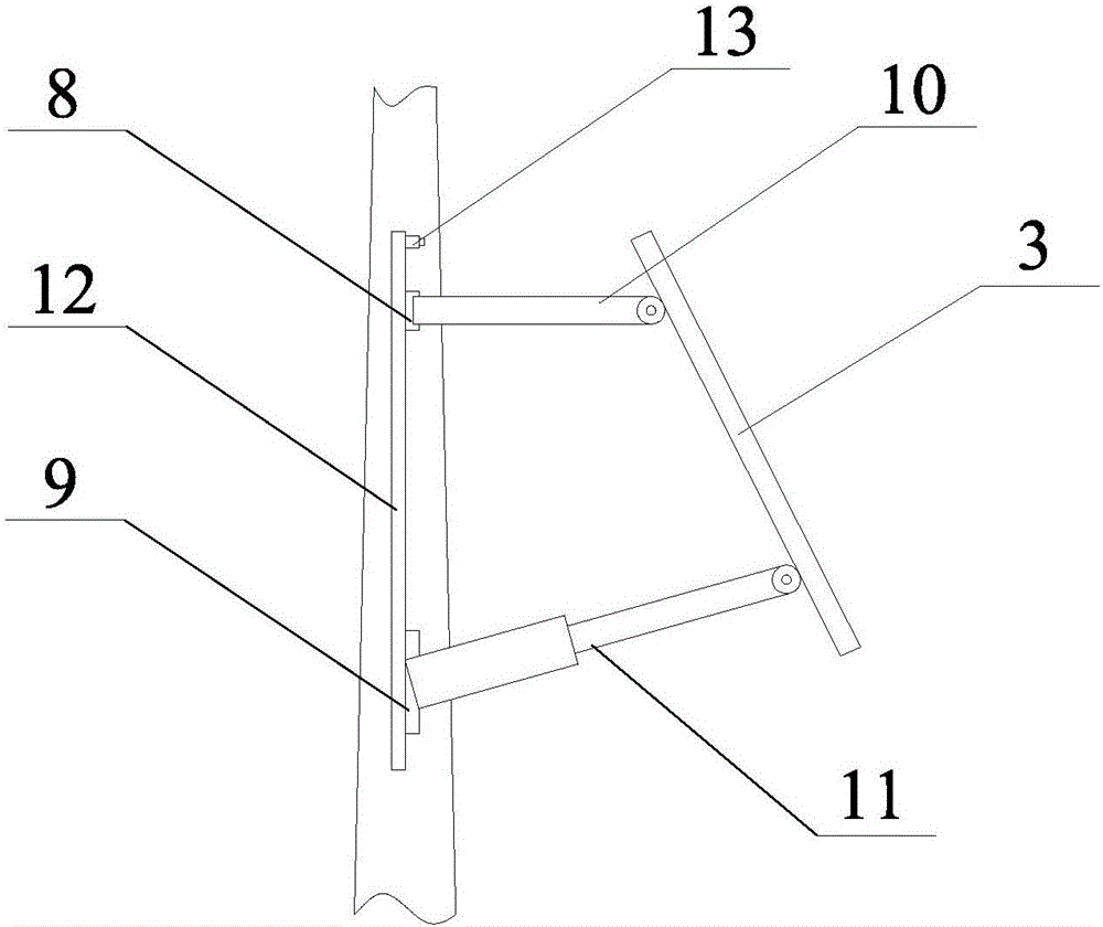 太陽能板自動可調(diào)式風(fēng)光互補路燈的制作方法與工藝