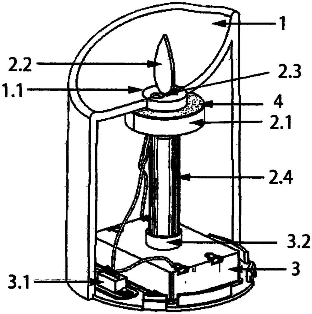 一種仿真電子蠟燭的制作方法與工藝