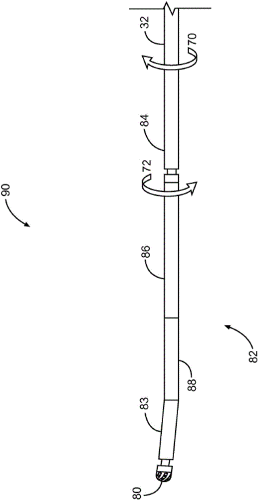 具有減小的鉆柱摩擦的井下工具的工具面控制的制作方法與工藝