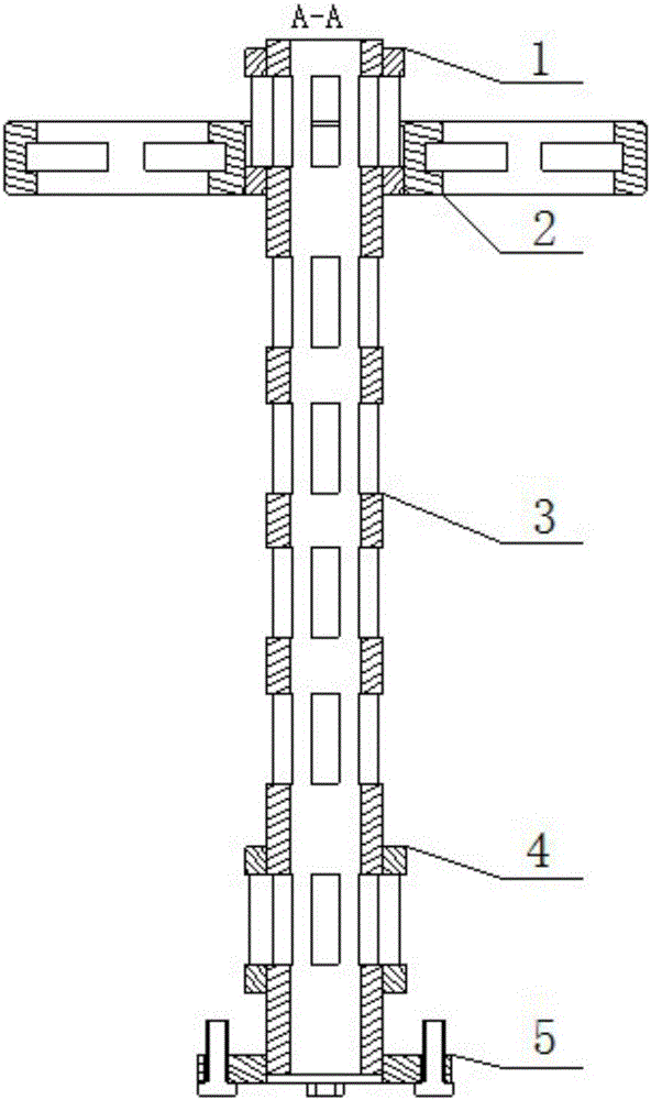 法蘭盤焊接熱處理固定工裝的制作方法與工藝