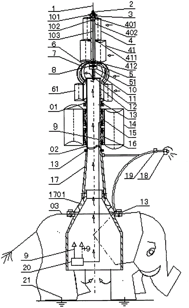 無(wú)線路燈充電樁的制作方法與工藝