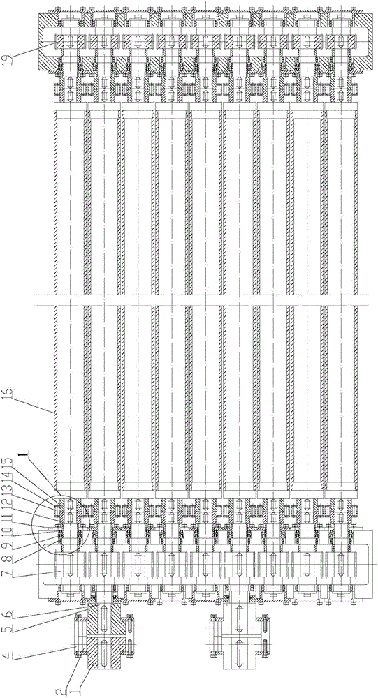 九辊布料机改进结构的制作方法