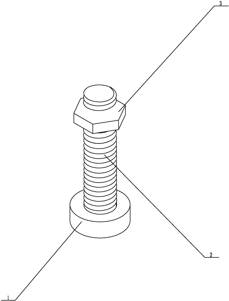 一种带有十字形螺纹端头的挠性螺栓的制作方法与工艺