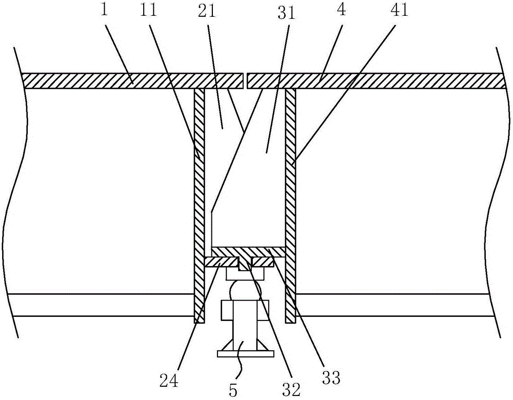 U型钢汽车衡称体连接结构的制作方法与工艺