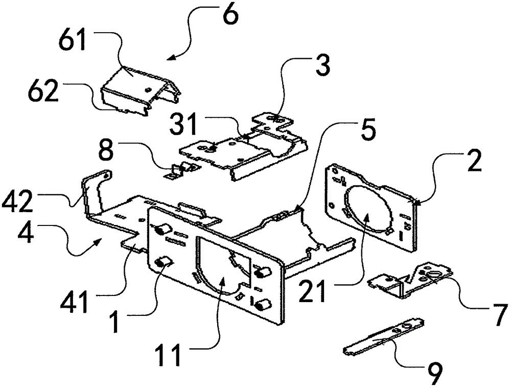 一種光機(jī)鏡頭架的制作方法與工藝