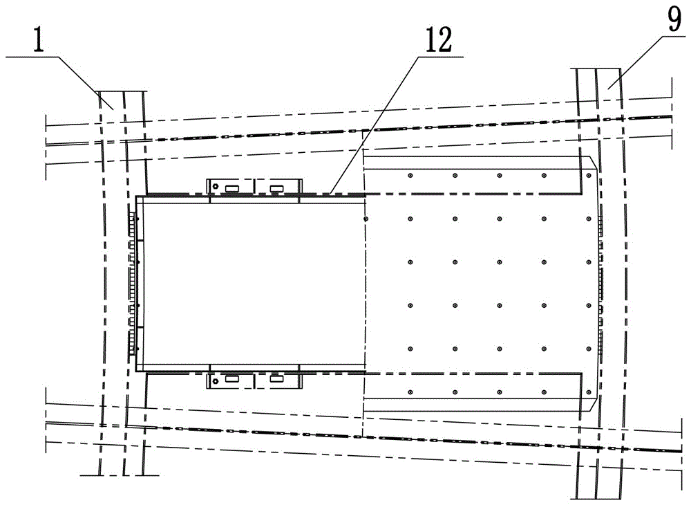 球團(tuán)環(huán)冷機(jī)橫向浮動(dòng)端部密封裝置的制作方法