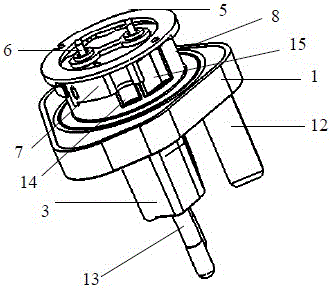 一种插头的AC弹片和PIN补偿式接触结构的制作方法与工艺