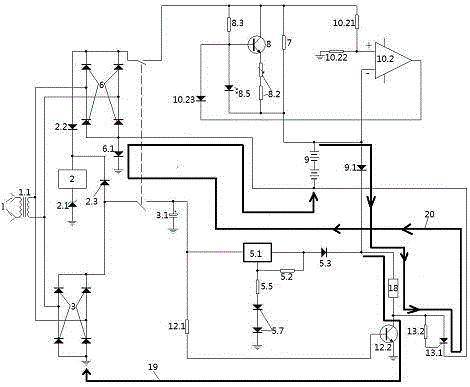 具備N型恒流充電的雙回路切換電源的制作方法與工藝