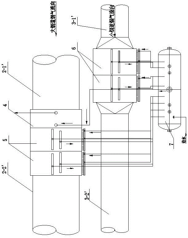 具有调节功能模块化内置于烧结机烟道上的余热锅炉系统的制作方法