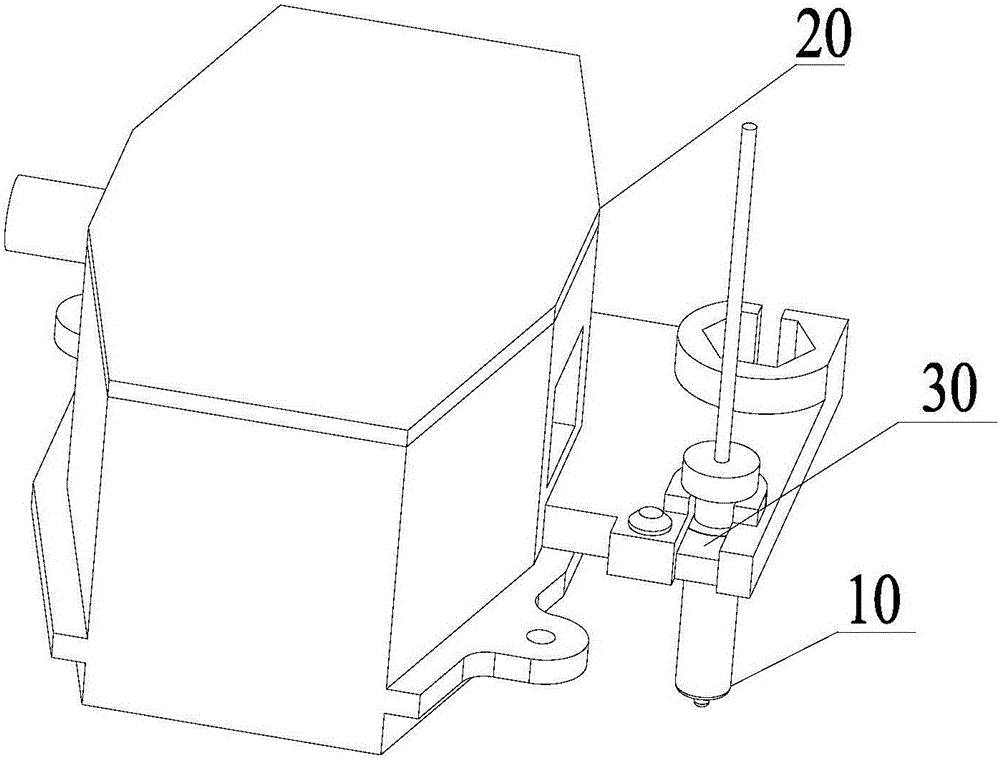 一种灶具点火针的固定装置及灶具的制作方法