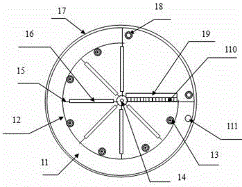 一种变参数圆扇环形演示及弧长面积测量装置的制作方法