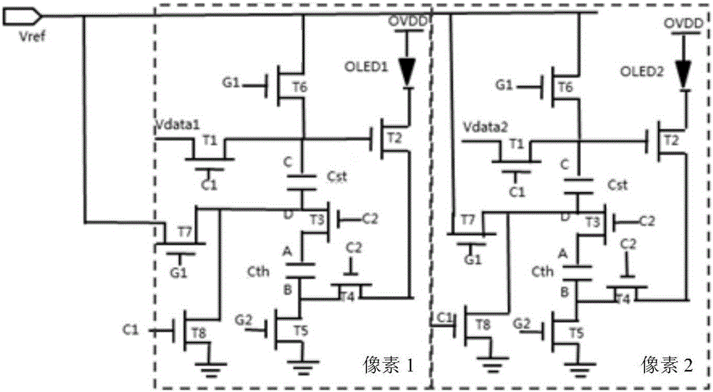 一種用于驅動AMOLED像素的電路和方法與流程