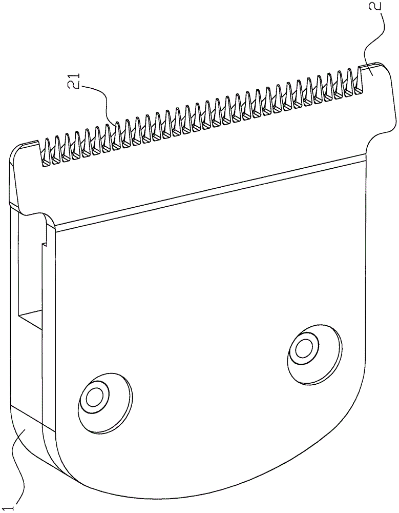剪毛發(fā)的電動刀片結(jié)構(gòu)的制作方法與工藝