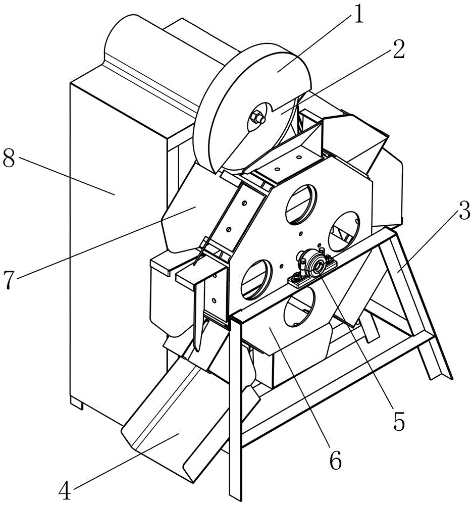 轮盘式木瓜纵向定位剖切机的制作方法与工艺
